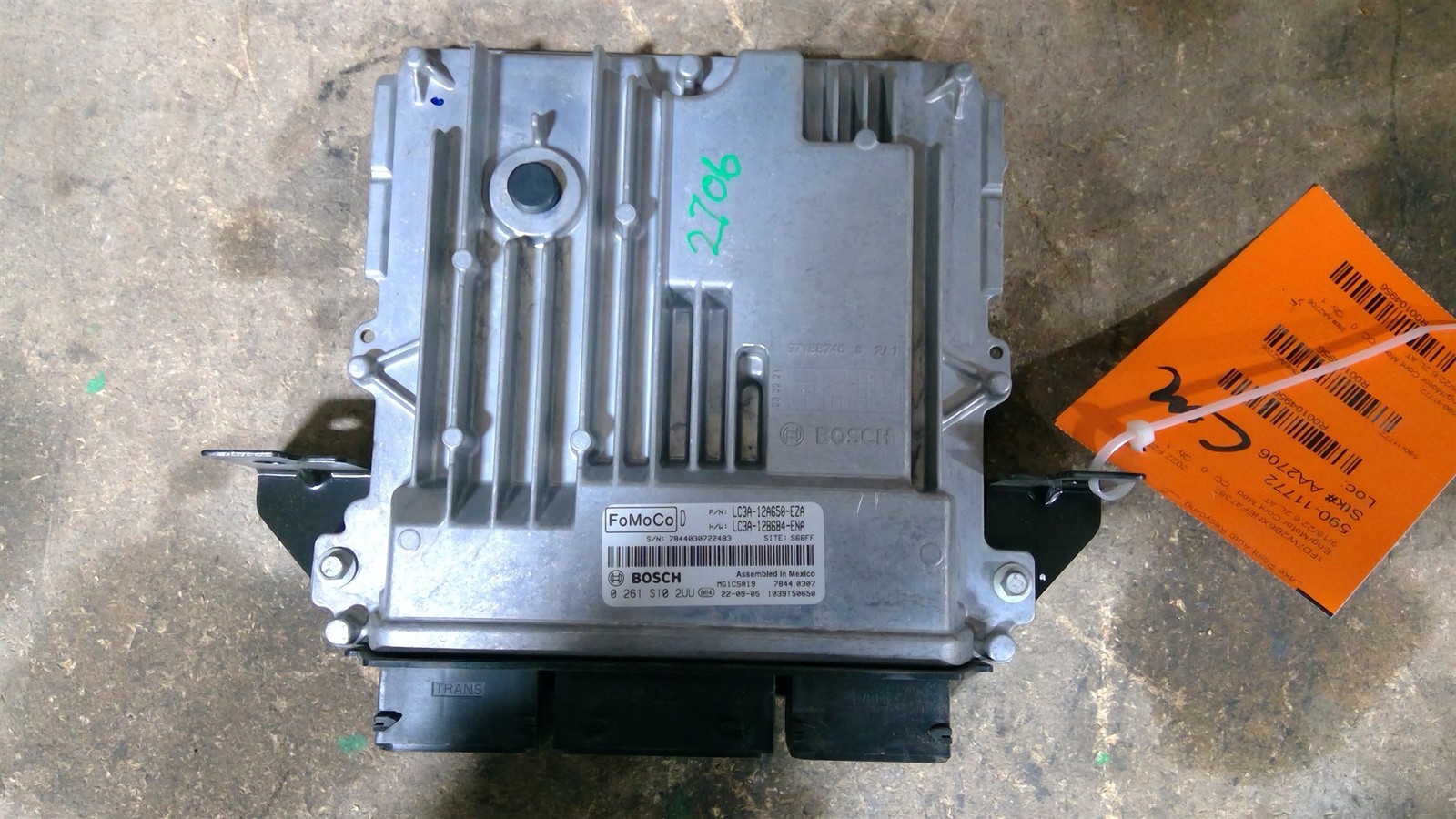 Used Engine Control Module (ECM) fits: 2022 Ford F250SD PICKUP Electronic Contro