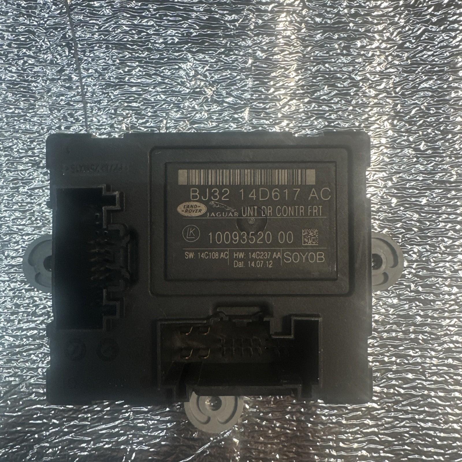 2012-2013 RANGE ROVER EVOQUE L538 2DR RIGHT DOOR CONTROL MODULE BJ32-14D617-AB