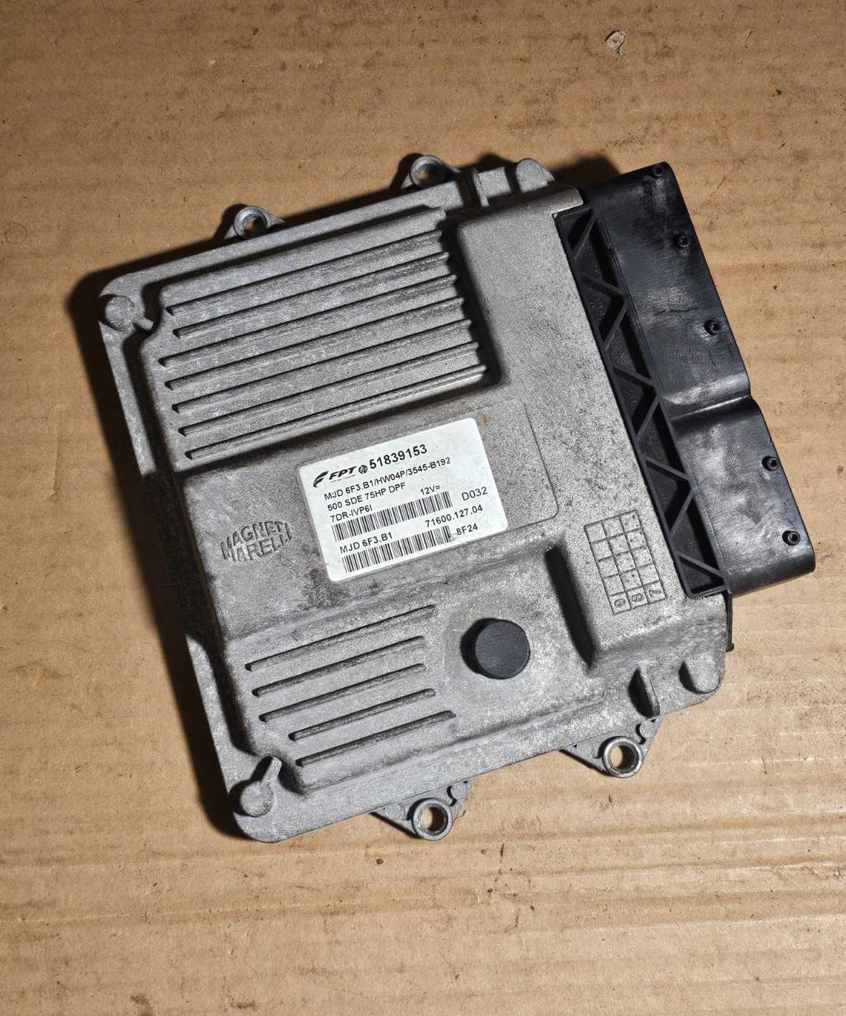 FIAT 500 ENGINE ECU 1.3 DIESEL 51839153 IN WORKING ORDER