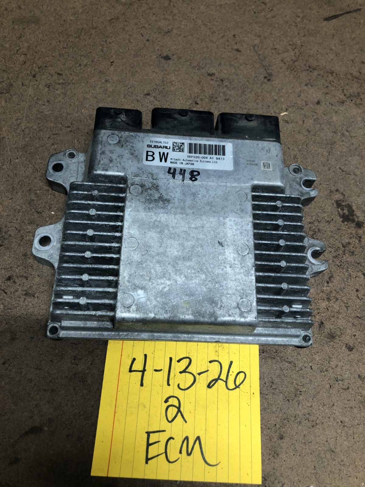 2019 Subaru Ascent Engine Control Module Computer ECM ECU PCM OEM DEF020-004