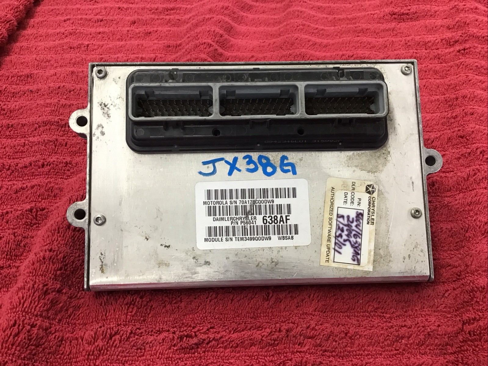 OEM 2000 Jeep Grand Cherokee 4.0L PCM ECM Engine Computer 56041638AG