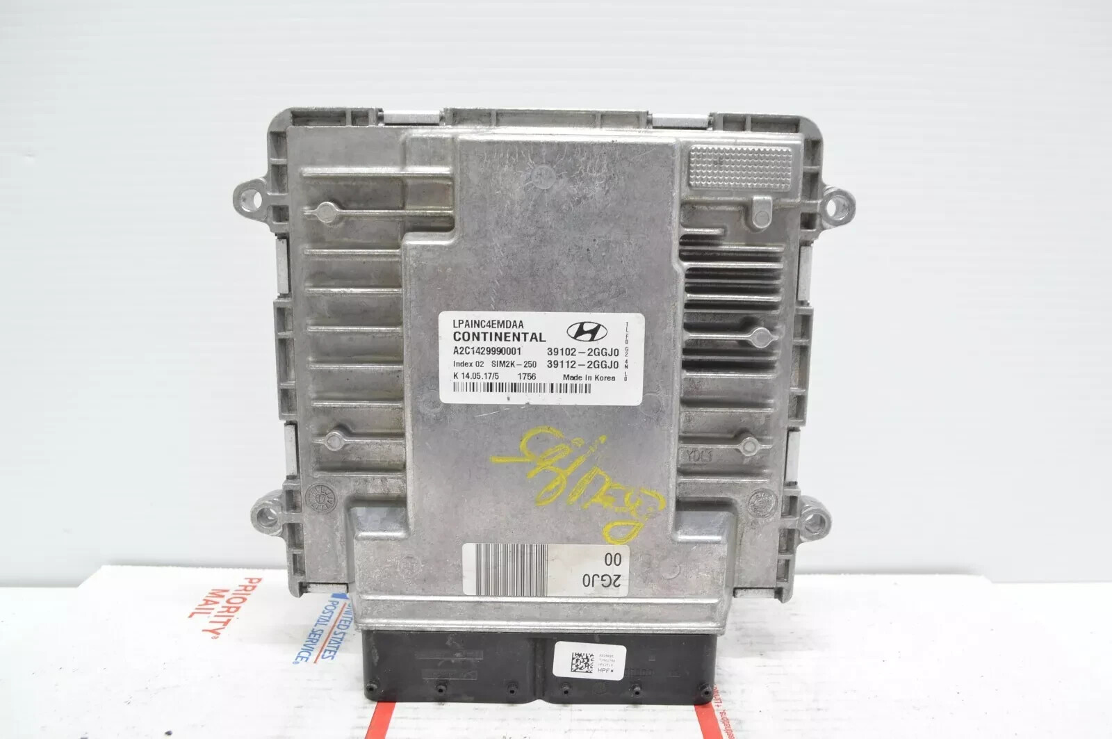 2018 2019 Hyundai Sonata 39102-2GGJ0 Engine Control Module Unit Ecm I28 014