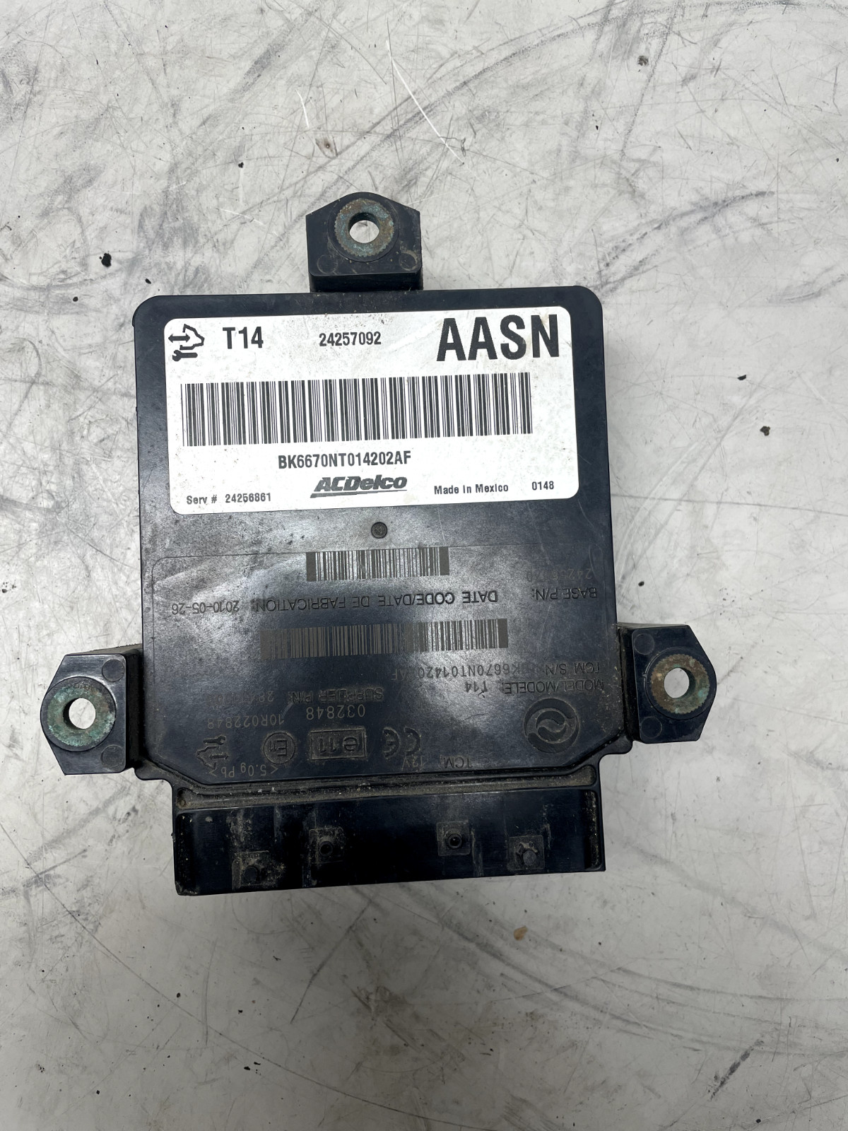 2009-2015 Allison TCM TCU Transmission Control Module LML LMM 24256861 T14 CORE