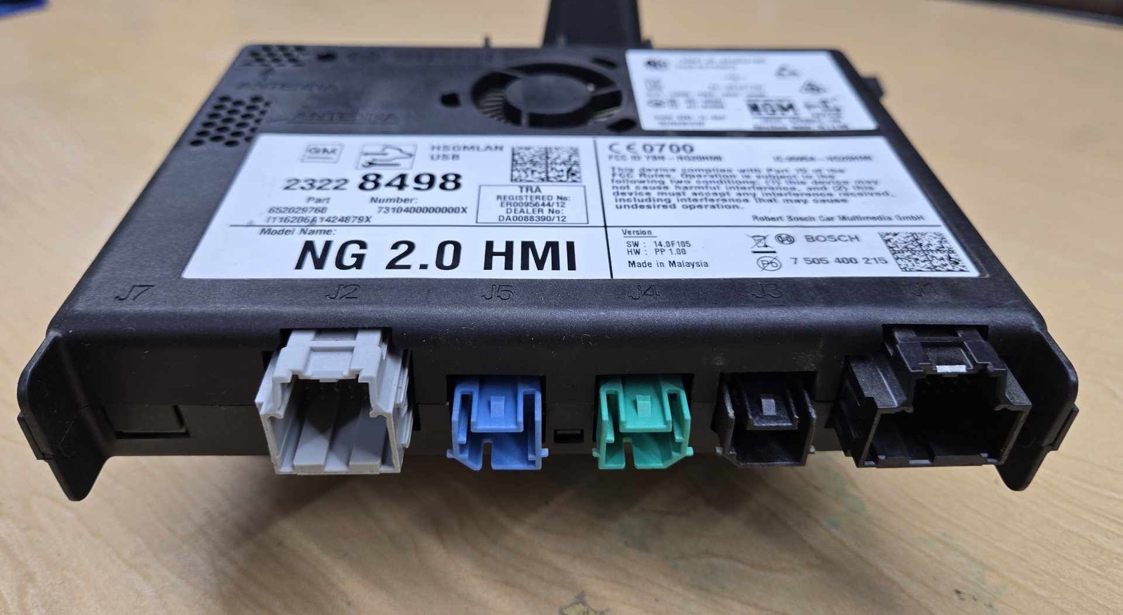 2015 CHEVY SILVERADO Information-GPS-TV HMI Module verified ID #23228498