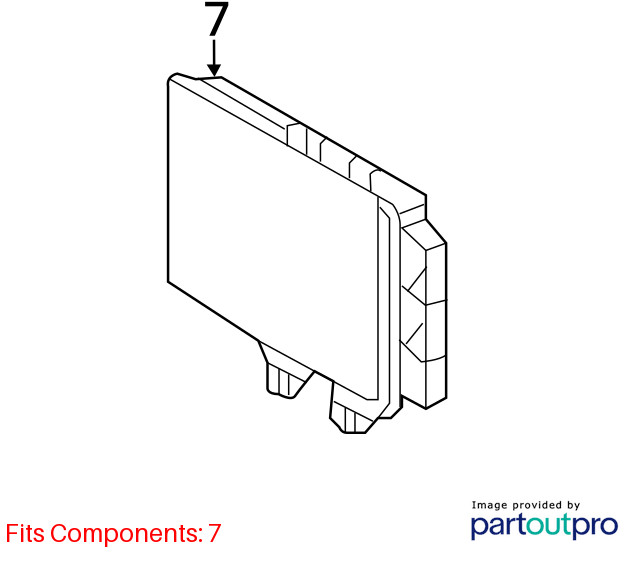 2016 INFINITI QX80 Engine Computer OEM Part Number NEC020039
