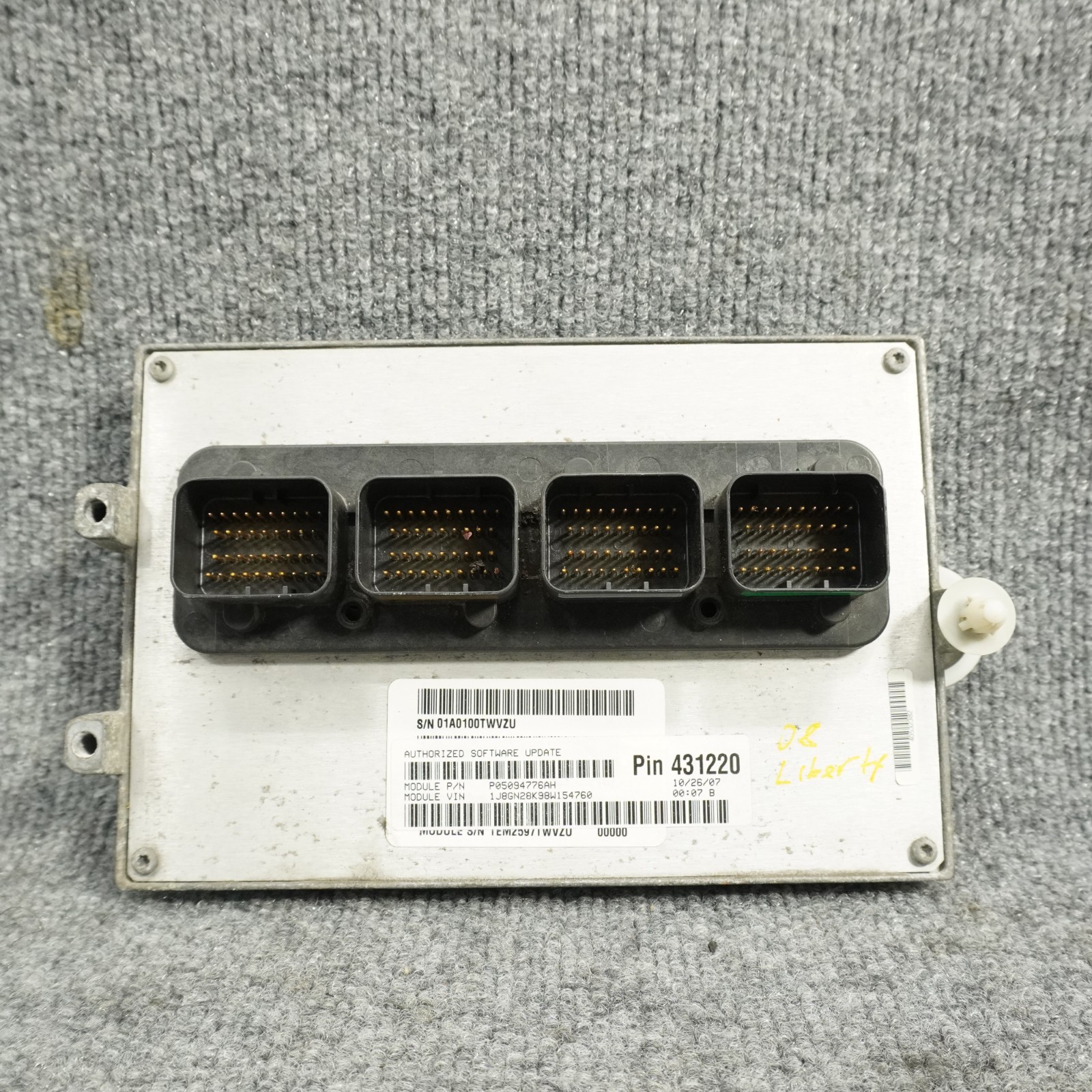 2008 Jeep Liberty Dodge Nitro 3.7L Engine Computer PCM ECM ECU 05094776AH