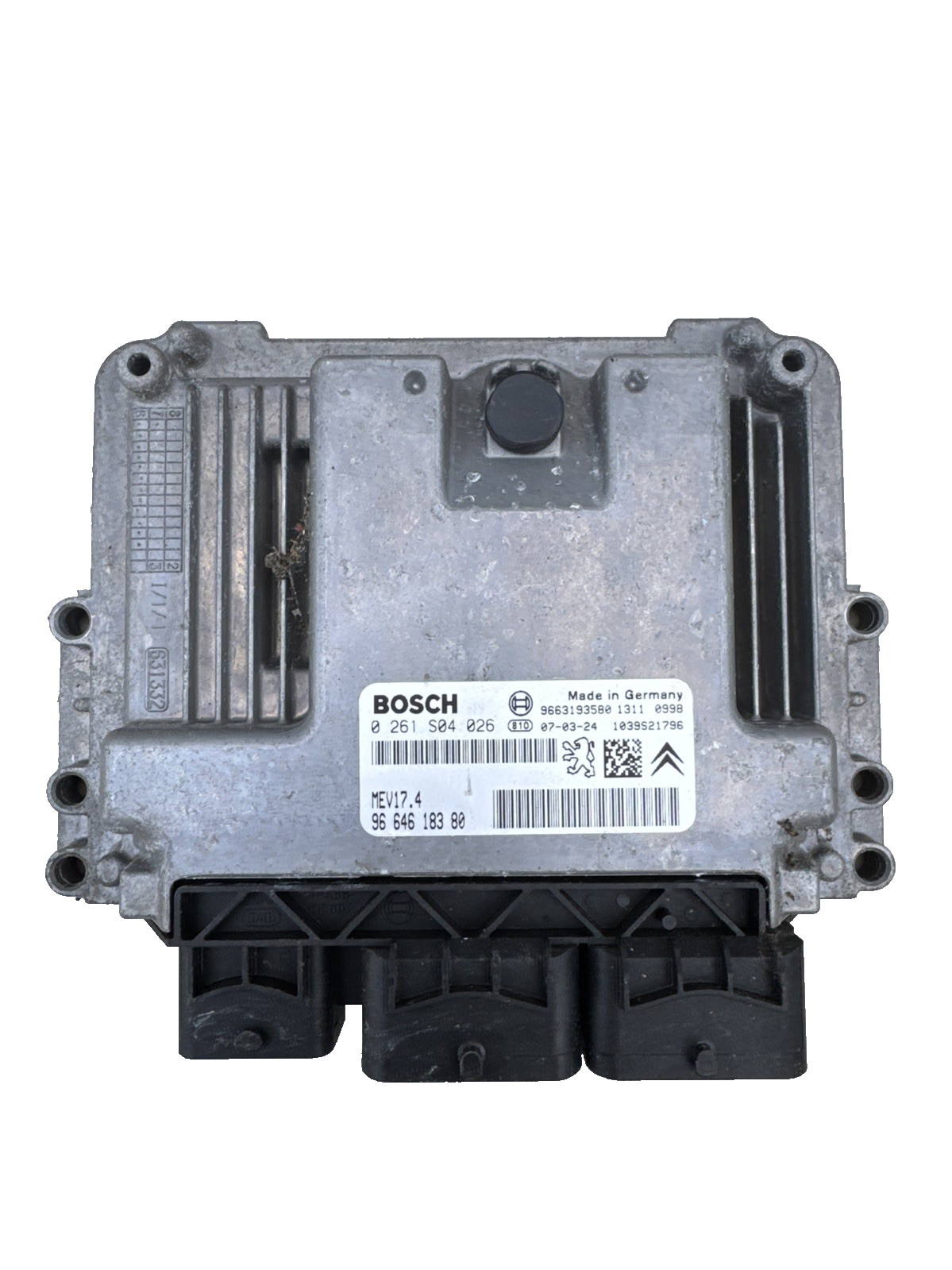 0261S04026 Peugeot 207 Citroen Engine Control Unit ECU 9664618380