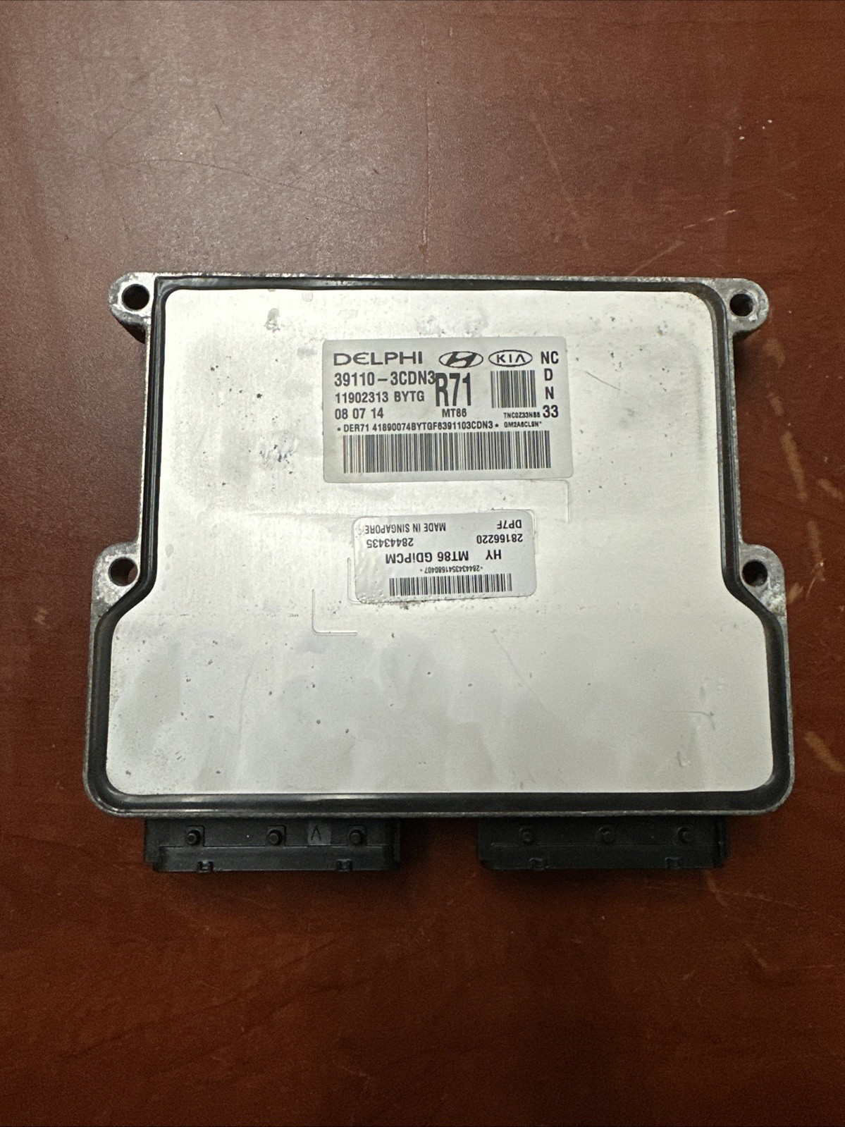 2013-2016 HYUNDAI SANTA FE ENGINE CONTROL UNIT ECU 39110-3CDN3 OEM