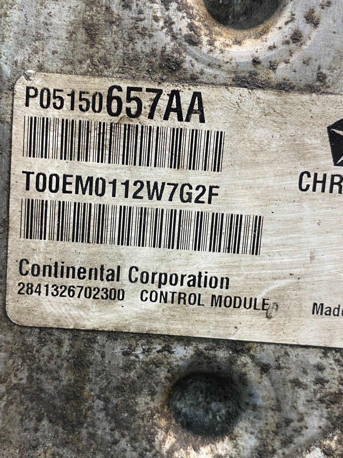 2012 Dodge Avenger Engine Computer Control ECM ECU OEM AE6289 DW