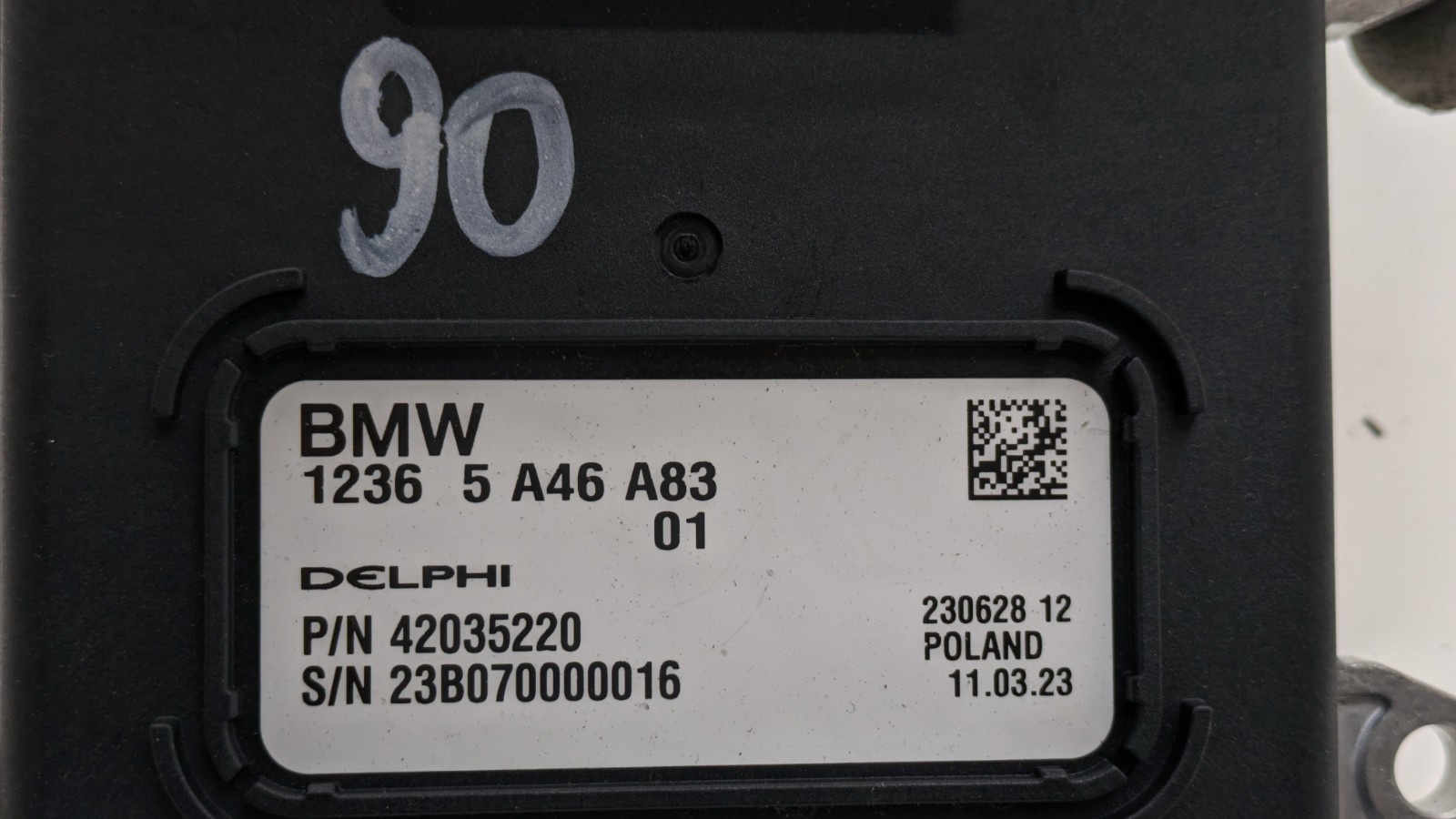 MINI COOPER F56 ELECTRIC ENGINE CONTROL MODULE ECU 5A46A83 2023