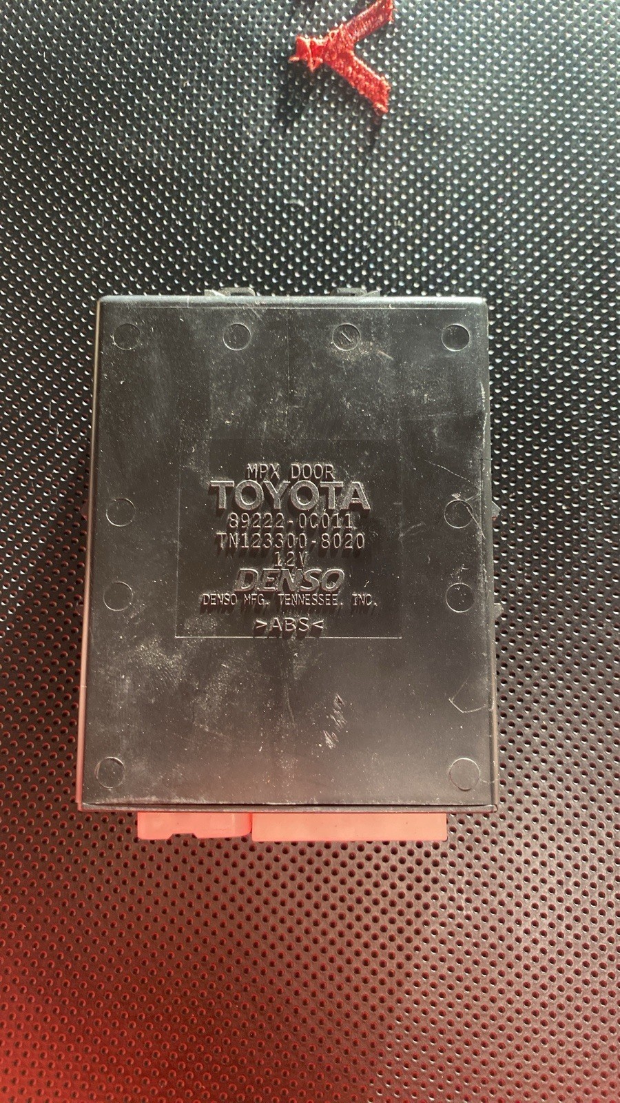 Toyota MULTIPLEX NETWORK DOOR COMPUTER