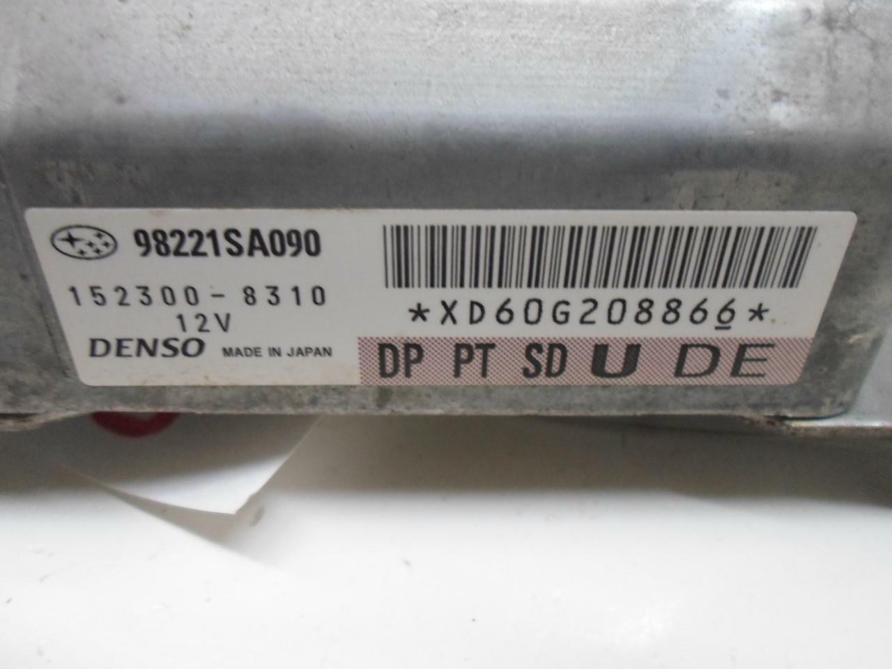 SRS CONTROL MODULE SUBARU FORESTER 2006 98221SA090 OEM