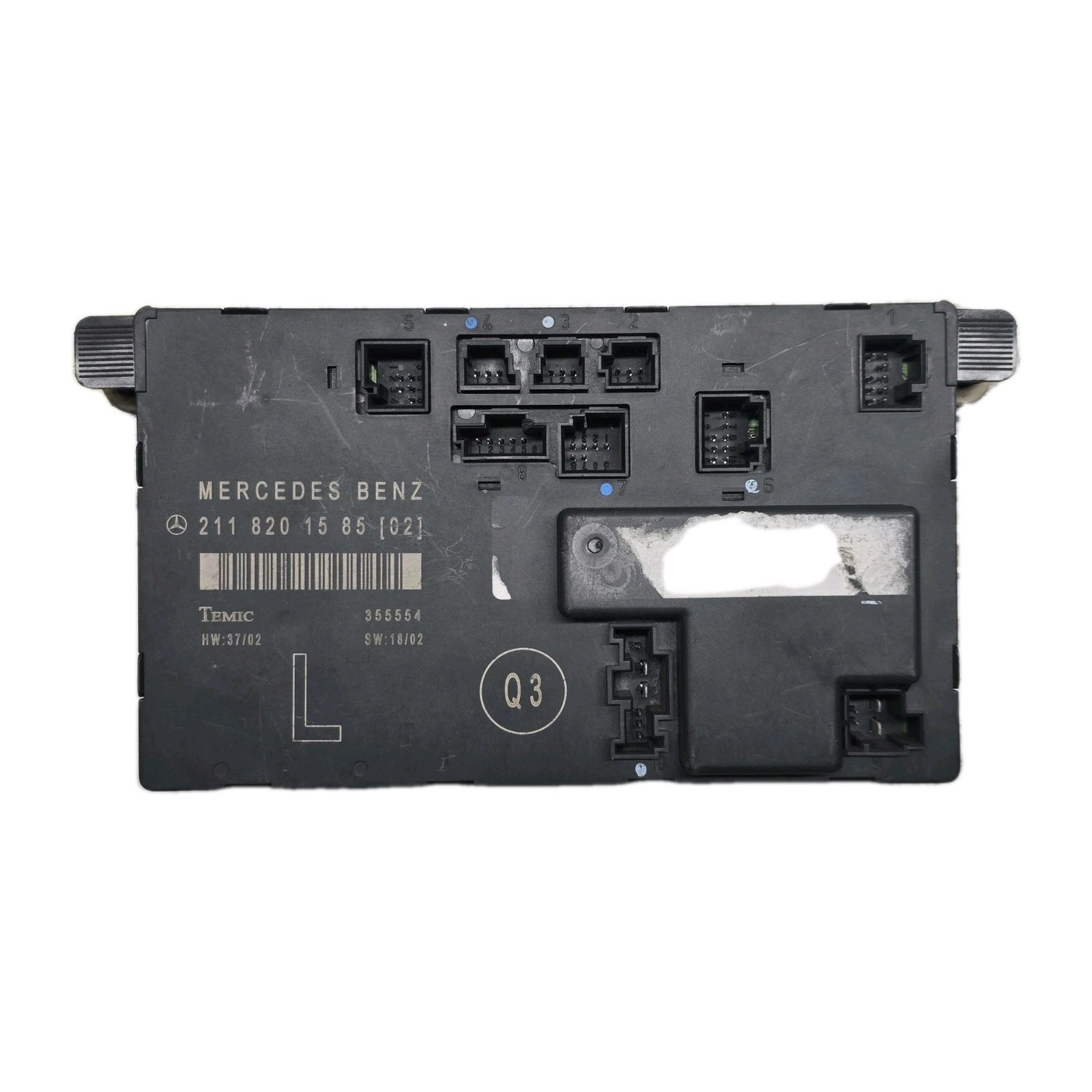 MERCEDES E CLASS W211 FRONT LEFT DOOR CONTROL MODULE 2118201585 Q3