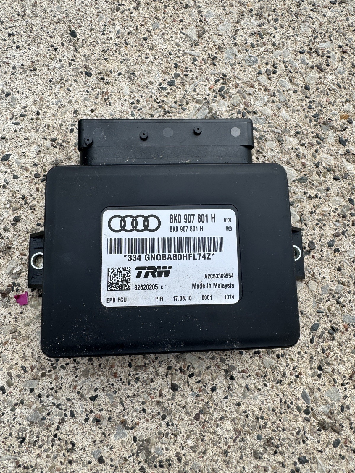 2008-2017 Audi Q5 A5 S5 S4 A4 Parking Brake Control Module 8KO 907 801 H
