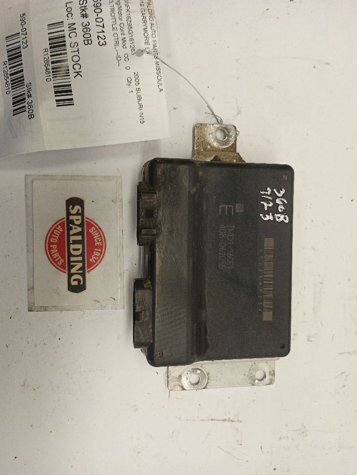 GM 12588923 Throttle Control Module from 2005 Suburban 1500 5.3L 12854810