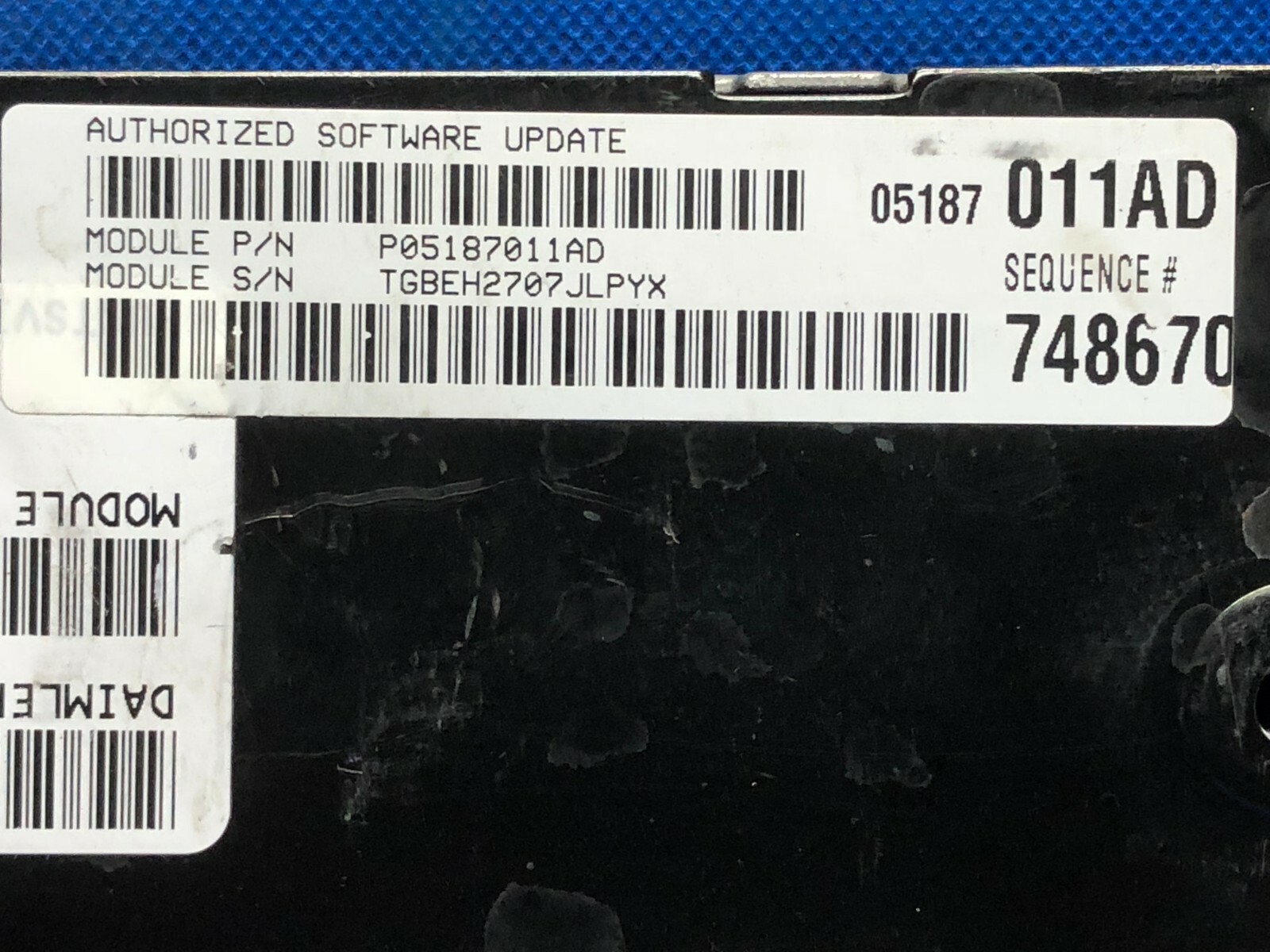 PROGRAMMED PLUG & PLAY 08 CHRYSLER CHARGER ECM ECU COMPUTER PCM P05187011AD 011
