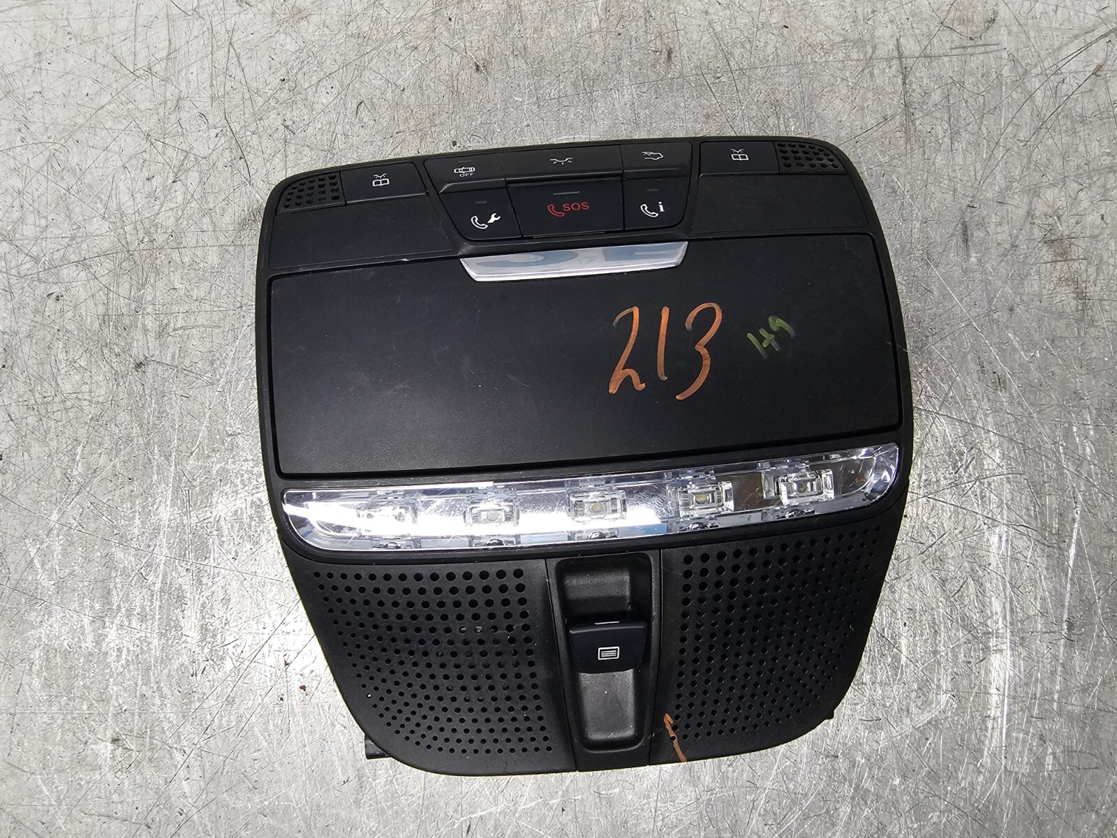 MERCEDES E CLASS W213 E220D FRONT INTERIOR ROOF LIGHT / CONTROLS A0009005810