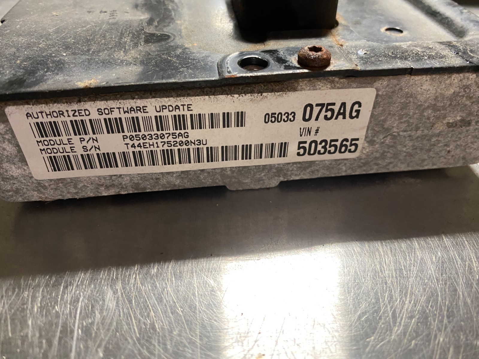 2003 Chrysler Pt Cruiser 2.4l Ecm Engine Computer 05033075Ag