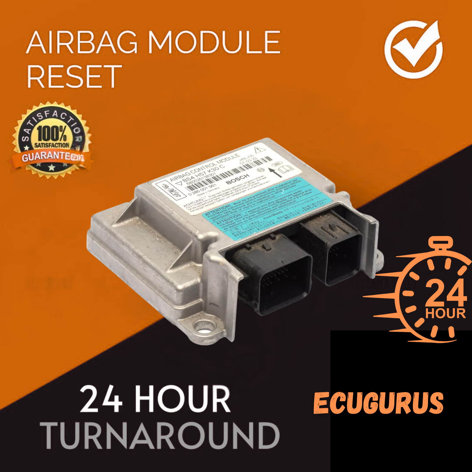 ⭐⭐⭐⭐⭐REPAIR SERVICE Airbag Computer Module RESET For All MODELS