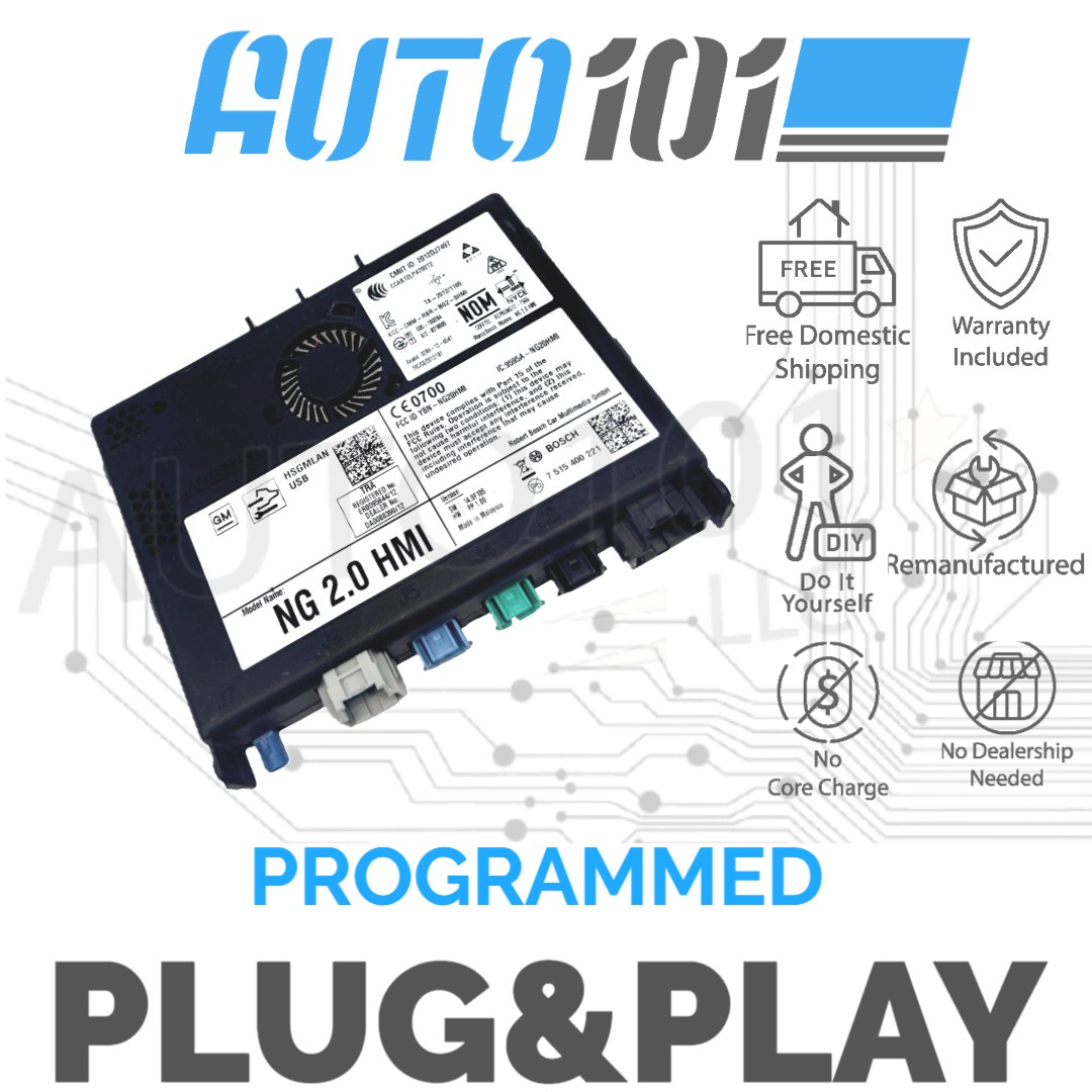 VIN Programmed 2013-2014 Cadillac SRX Human Interface Module 2.0 W-NAV 23266008