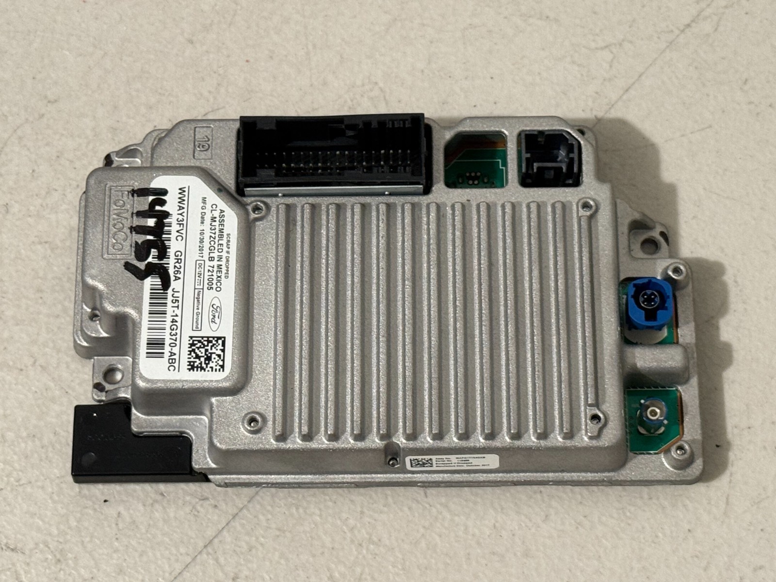 18-19 Ford Escape APIM SYNC 3 Module Voice Radio Communication JJ5T-14G370-ABC