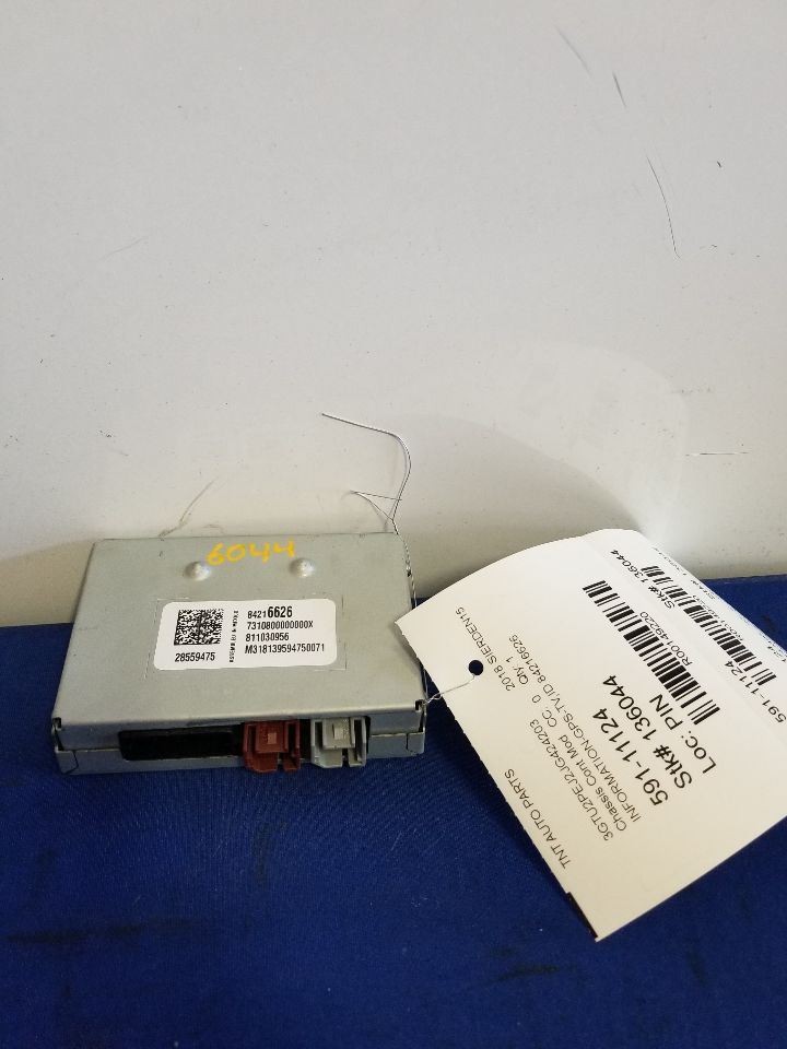 18-19 SIERRA Chassis ECM Information-gps-tv Center Dash Hmi Bypass Module