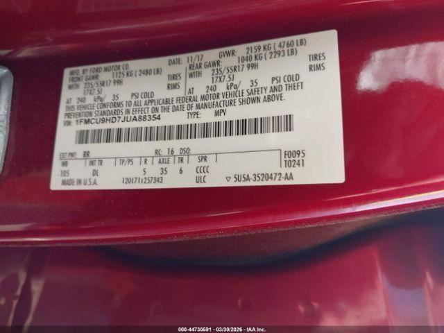 Engine ECM Electronic Control Module 1.5L Fits 17-19 ESCAPE 5098627