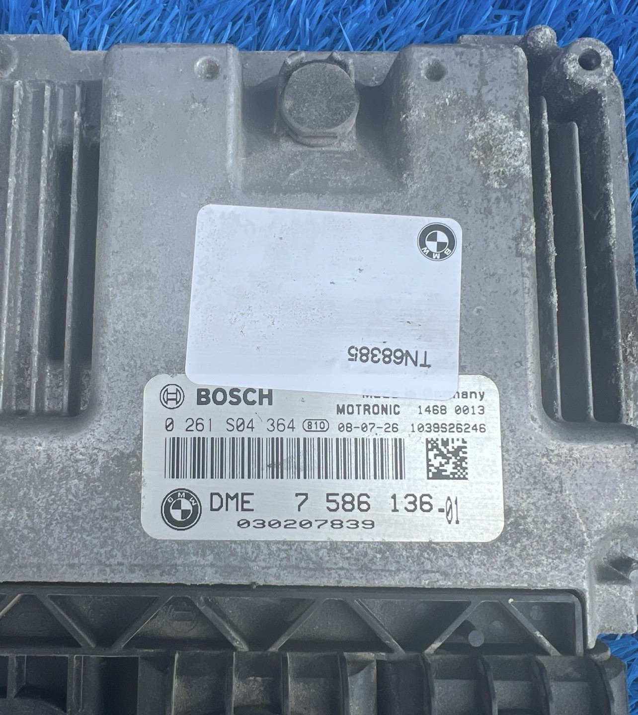 MINI COOPER 1.6L ENGINE CONTROL MODULE UNIT ECU ECM 0261S04364 DME 7586136
