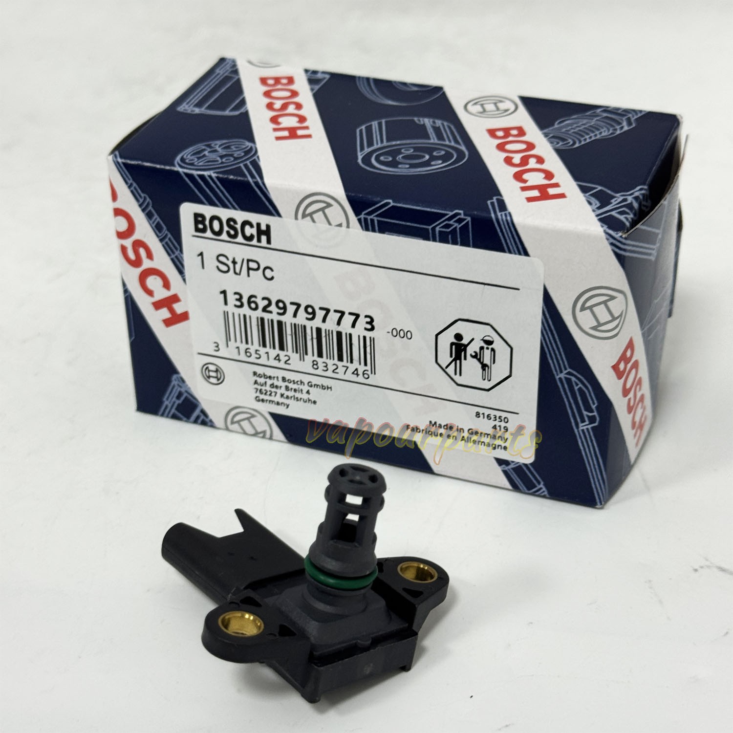 Bosch MAP Sensor 13629797773 For BMW 335i Z4 X6 135i 335i xDrive 750i 750Li