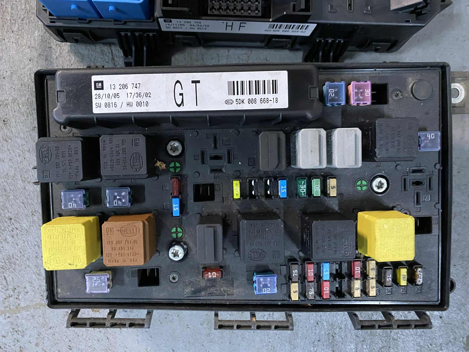 ECU kit clocks key immobiliser & modules – Zafira B VXR Z20LEH 2.0 16v turbo