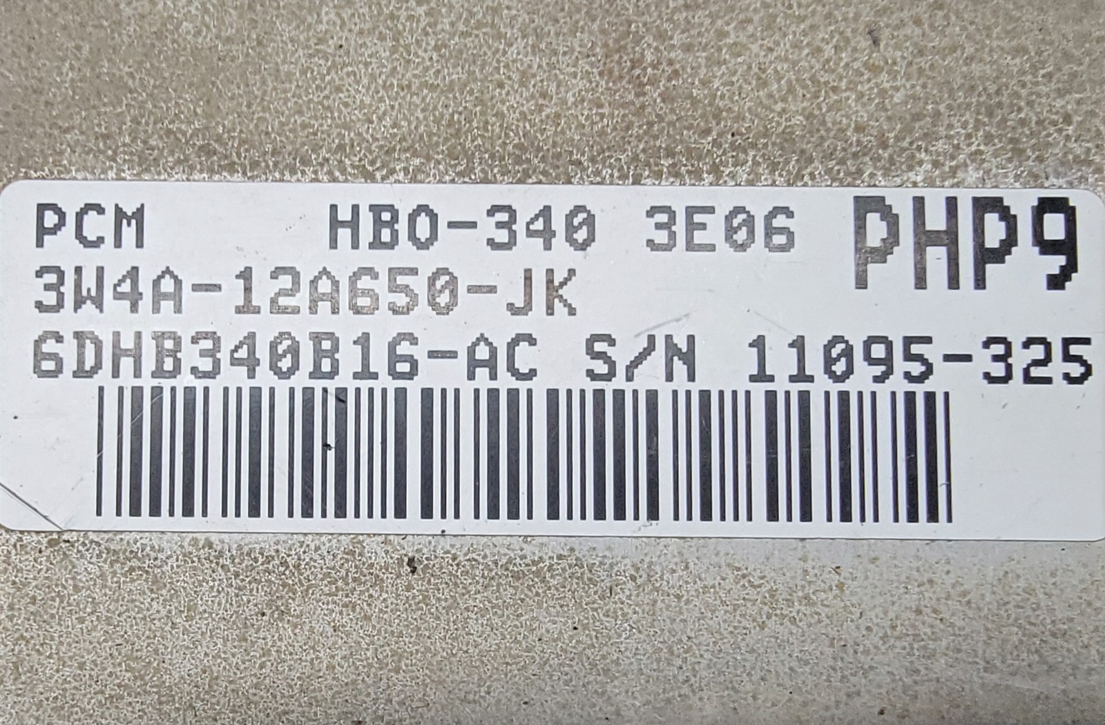 2003 Lincoln LS 3.9L Engine Computer 3W4A-12A650-JK ECU Control Module Unit ECM