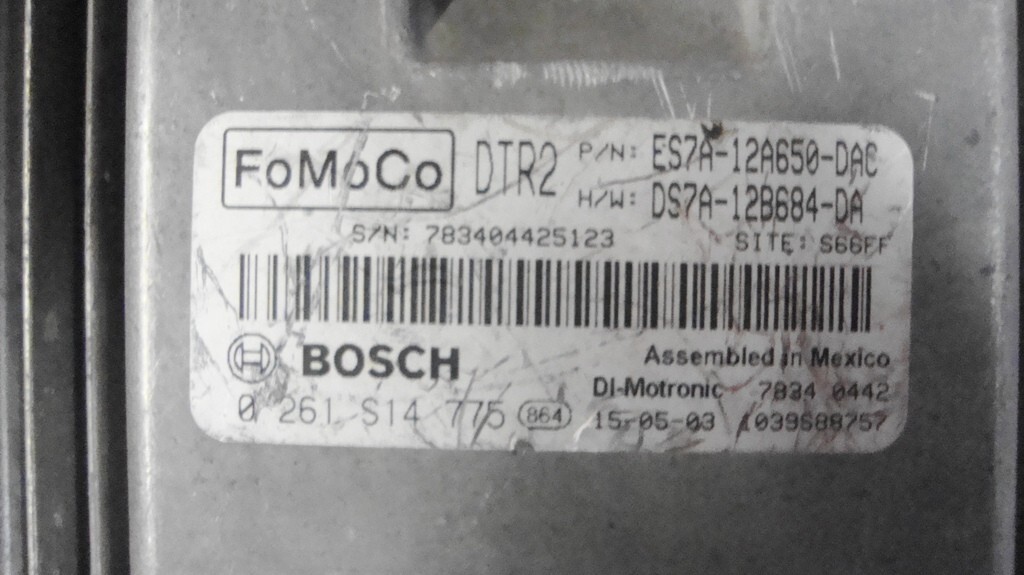 2014,2015,2016,FOCUS,ENGINE CONTROL,ECM,ES7A12A650DAC