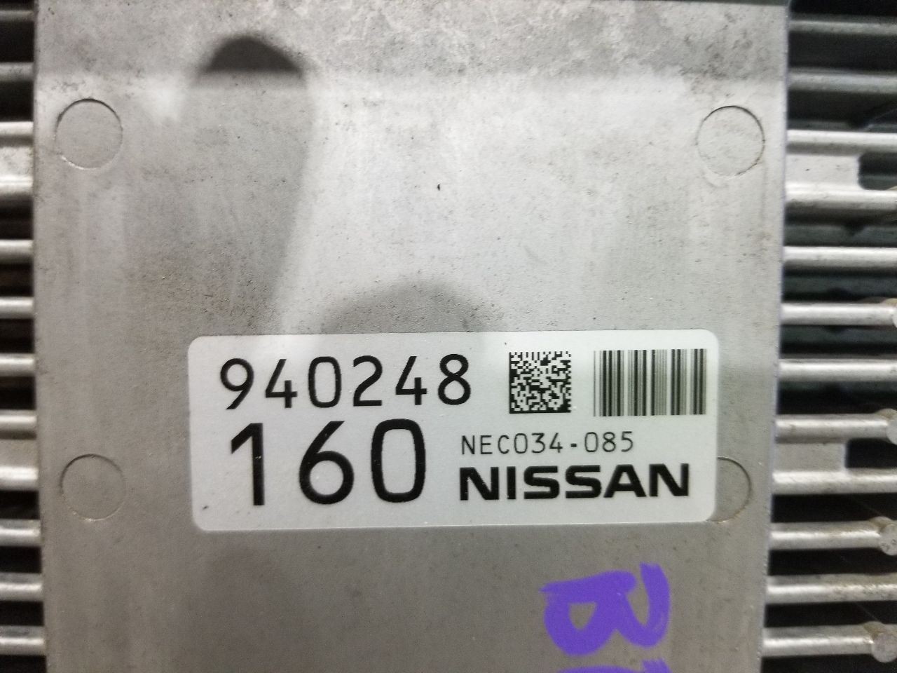 19 2019 INFINITI QX60 3.5L ENGINE CONTROL MODULE ECM