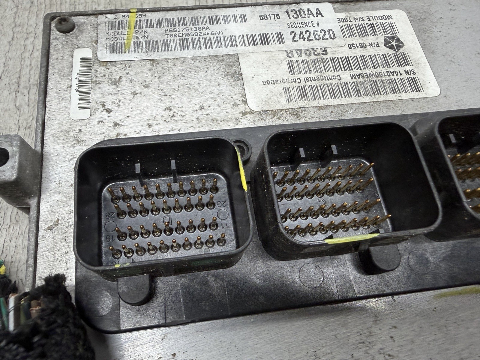 2012 Jeep Grand Cherokee 5.7L V8 ECM PCM Engine Computer P68175130 OEM