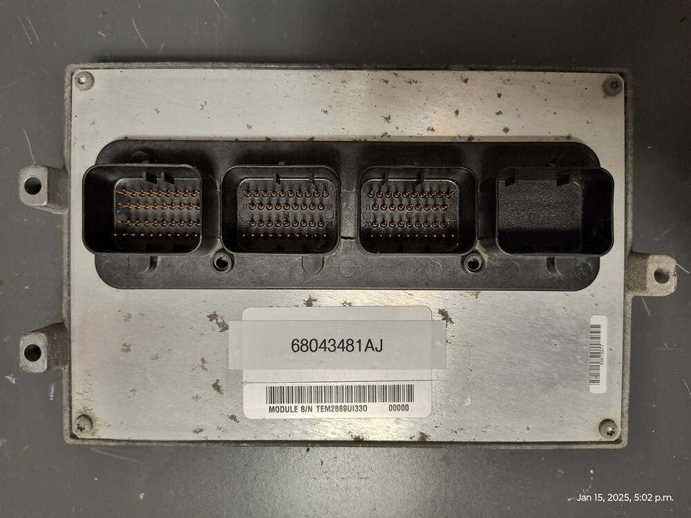 FREE PROGRAMMING 2010 Jeep Wrangler 3.8L MT ECU ECM PCM 68043481AJ 05150507AA