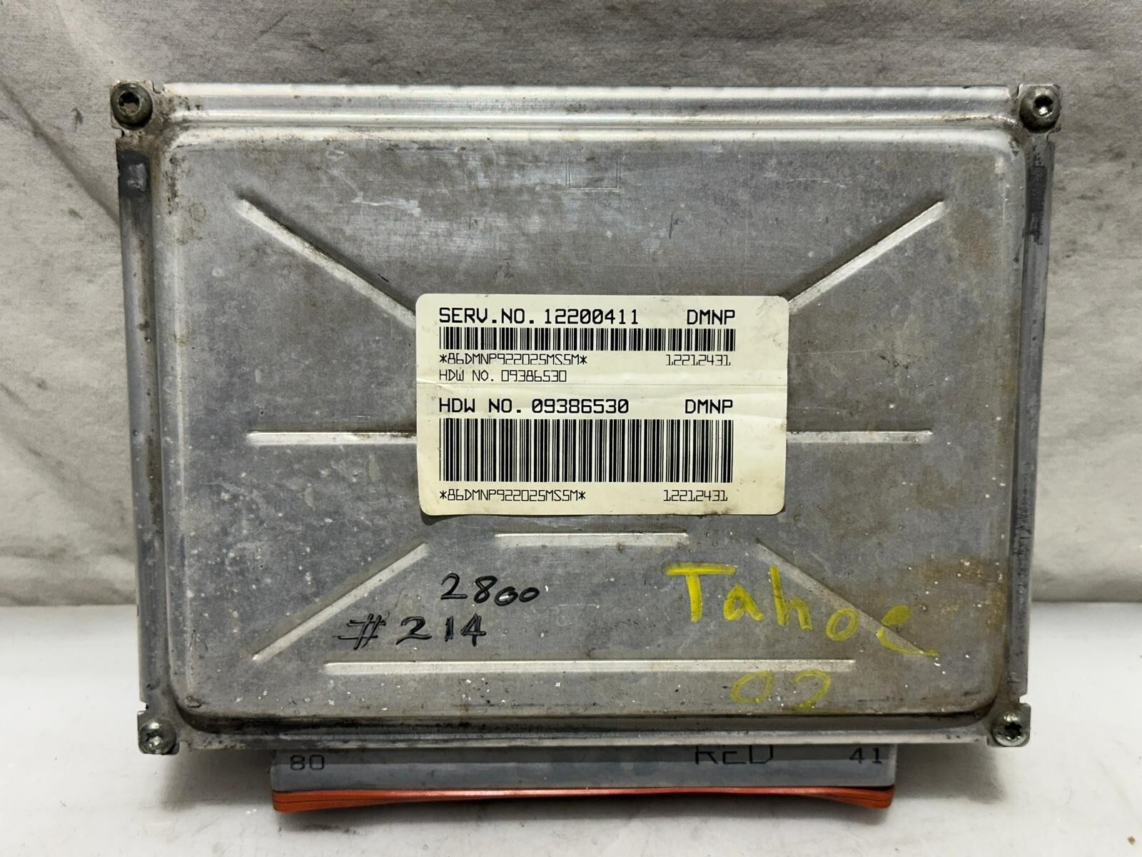 2002 Chevrolet Tahoe Engine Control Computer ECU ECM 12200411 DMNP