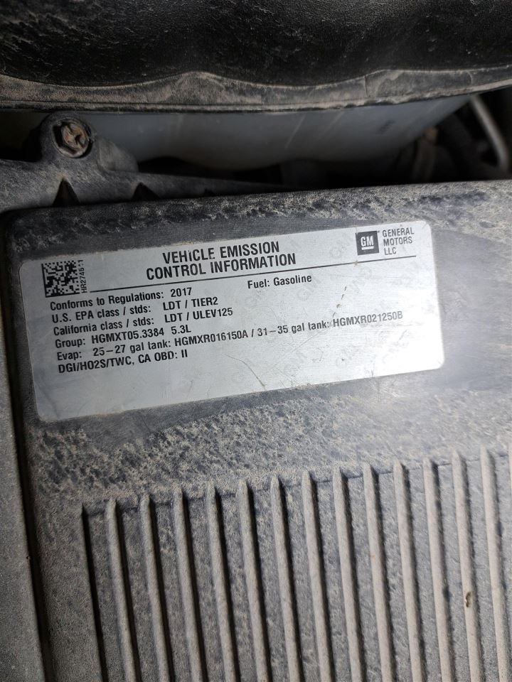 2017 Suburban 1500 Engine Computer/Module Ecu/Ecm/Pcm Sku#4459049