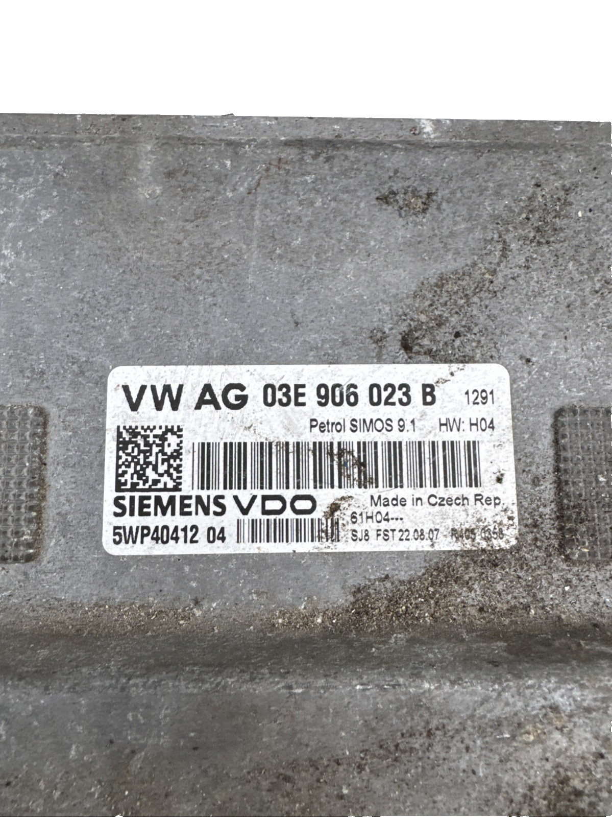 VOLKSWAGEN POLO 2008 ENGINE ECU 1.2L PETROL BZG 03E906023B