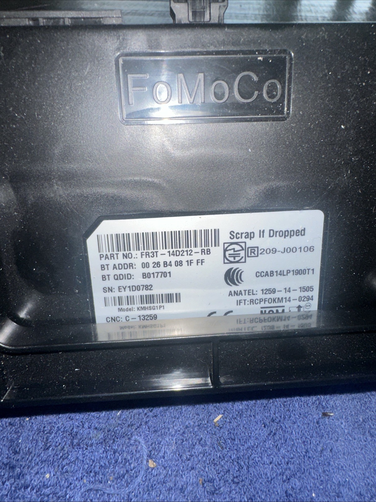 2016-2019 Ford Explorer Sync Module FR3T14D212RB Factory OEM