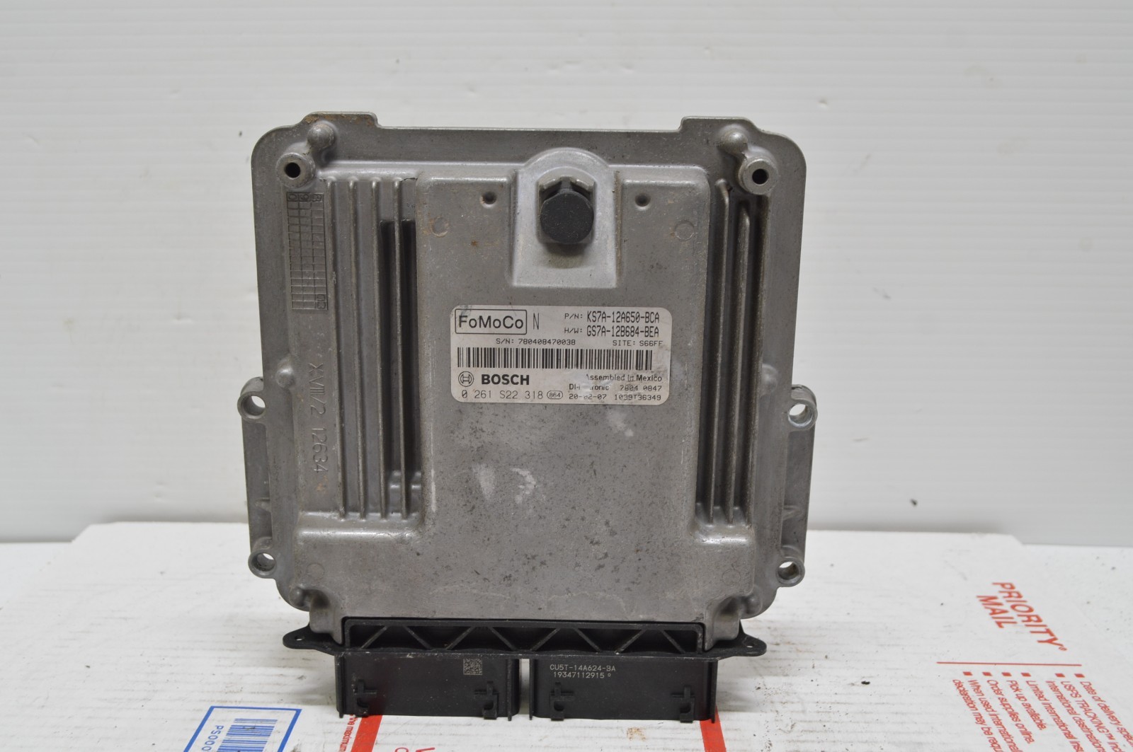 2017 2020 Ford Fusion 1.5 KS7A-12A650-BCA Engine Control Module Unit Ecm G76 032