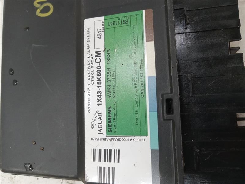 Control Module Theft-locking Theft ID 1X1943-2015K600-CM Fits 2003 X TYPE OEM