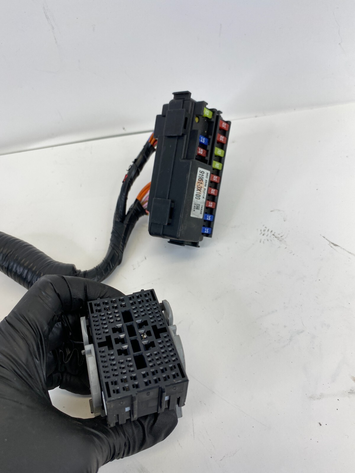 14-16 ELANTRA 1.8L AUTO T W SMART KEY ENGINE WIRING HARNESS 91435-3X350 KOREA