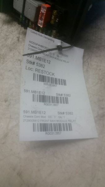 2012 Mercedes-Benz C250 – Front SAM Module – 2129005812 – R312857