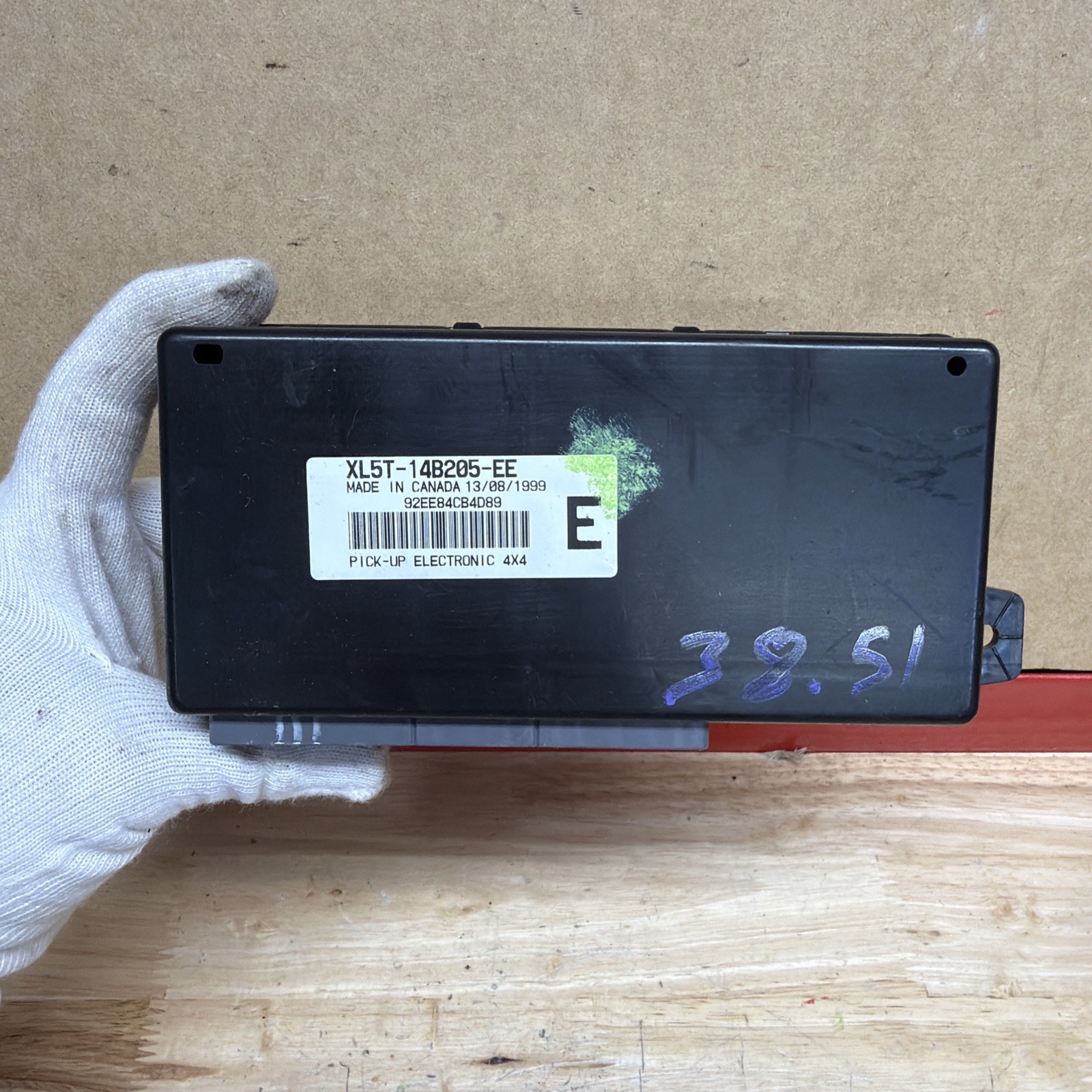 1999 FORD Ranger 4X4 GEM ELECTRONIC MULTIFUNCTION CONTROL XL5T-14B205-EE