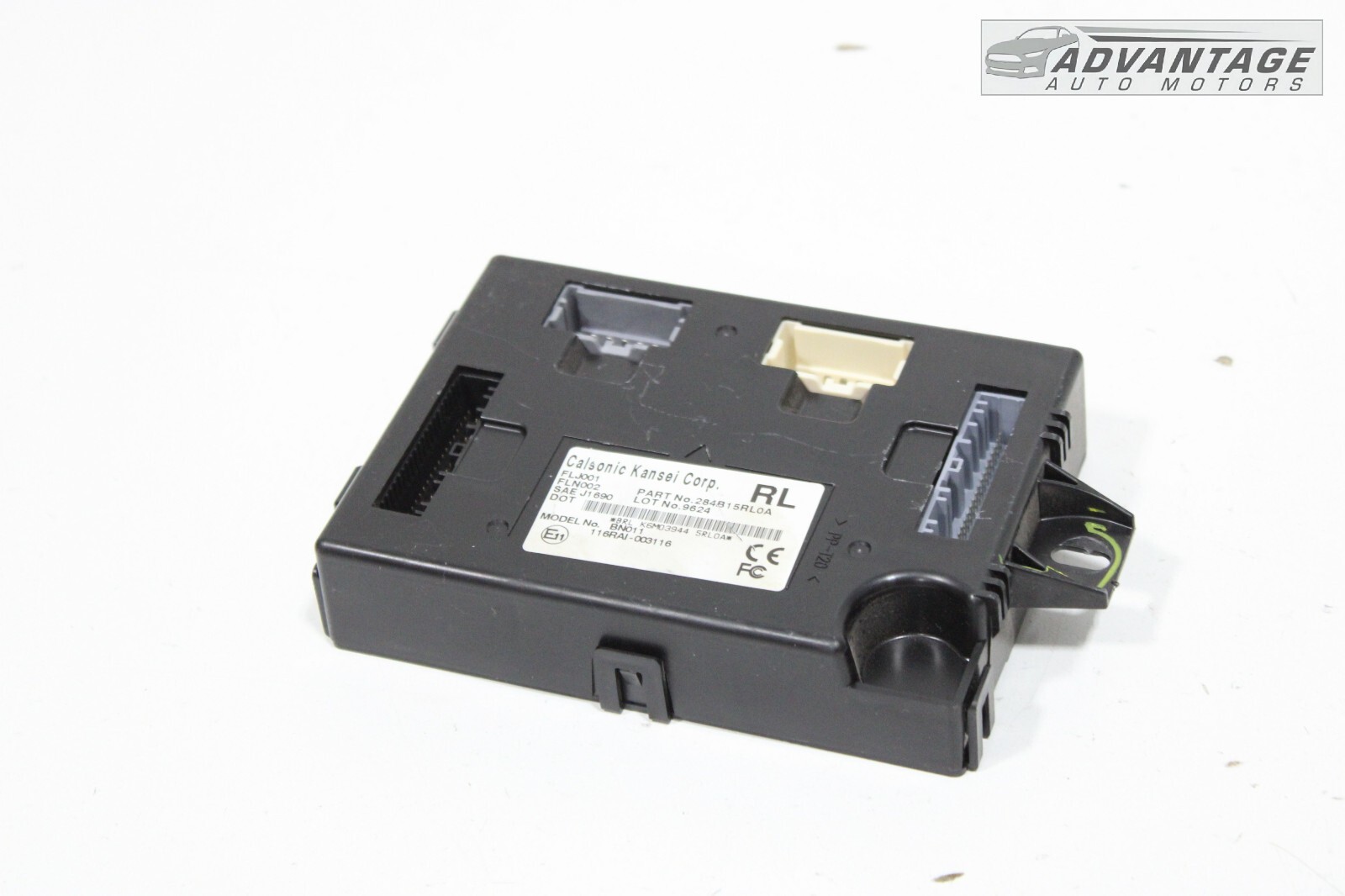 2018-2019 NISSAN KICKS BCM BODY COMPUTER CONTROL MODULE UNIT 284B15RL0A OEM