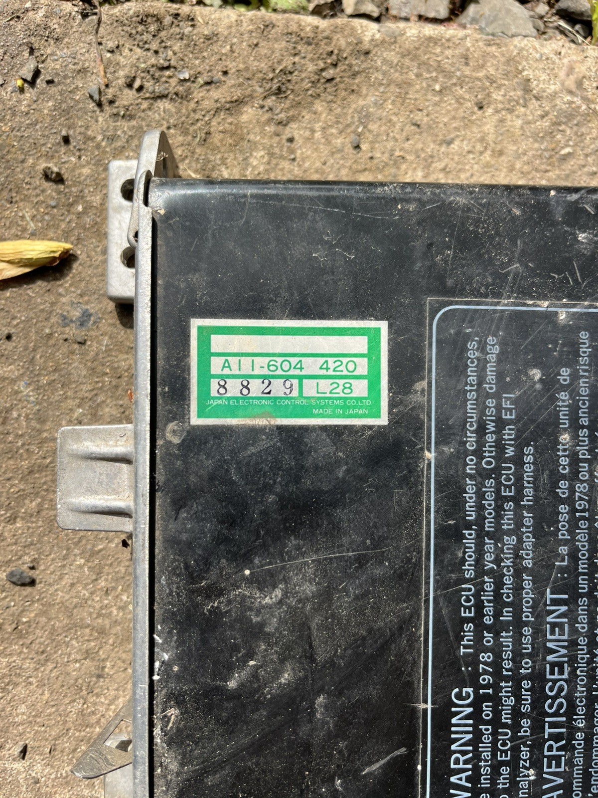 OEM 1979 Nissan Datsun 280ZX L28 Engine Control Computer ECU ECM PCM A11-604 420