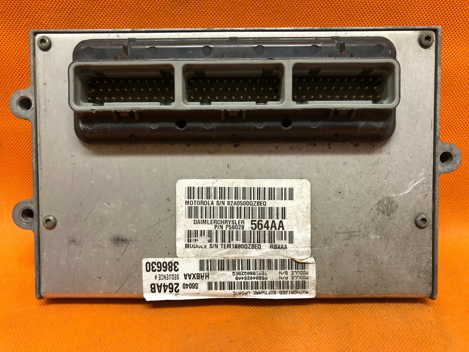 REFLASHED VIN NO SKIM PLUG & PLAY 01 DODGE RAM 3.9 ECM ECU MODULE PCM 56040264AB