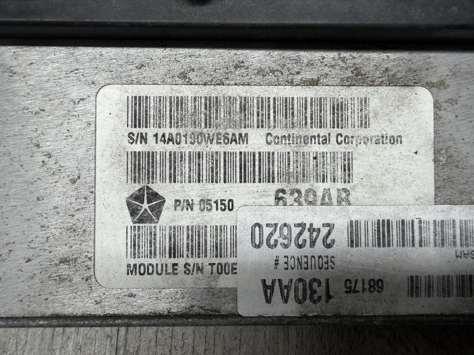 2012 Jeep Grand Cherokee 5.7L V8 ECM PCM Engine Computer P68175130 OEM