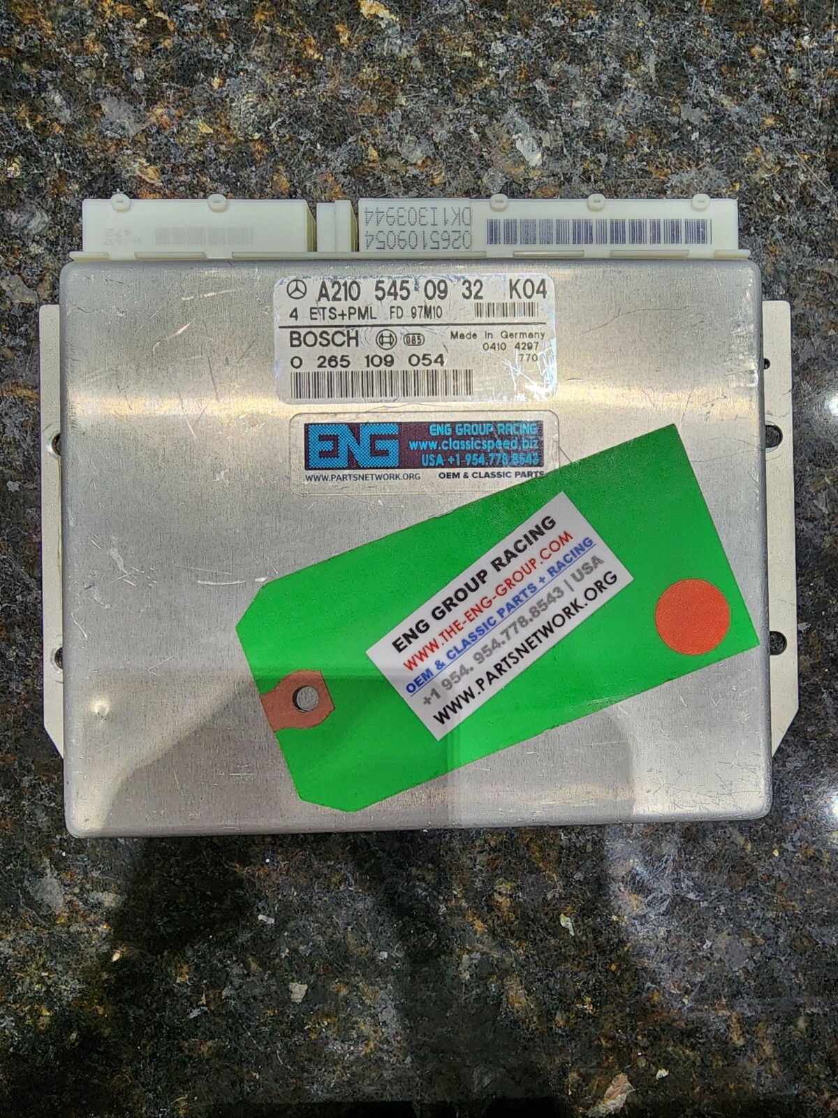 2-YEARS WARRANTY: 98-99 MERCEDES E320 OEM ABS ETS ANTI-LOCK CONTROL A2105450932