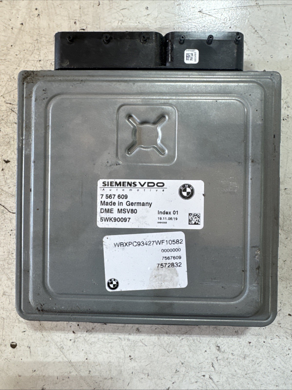 7 567 609 BMW 328i 328 2007-2008 ecm ecu computer